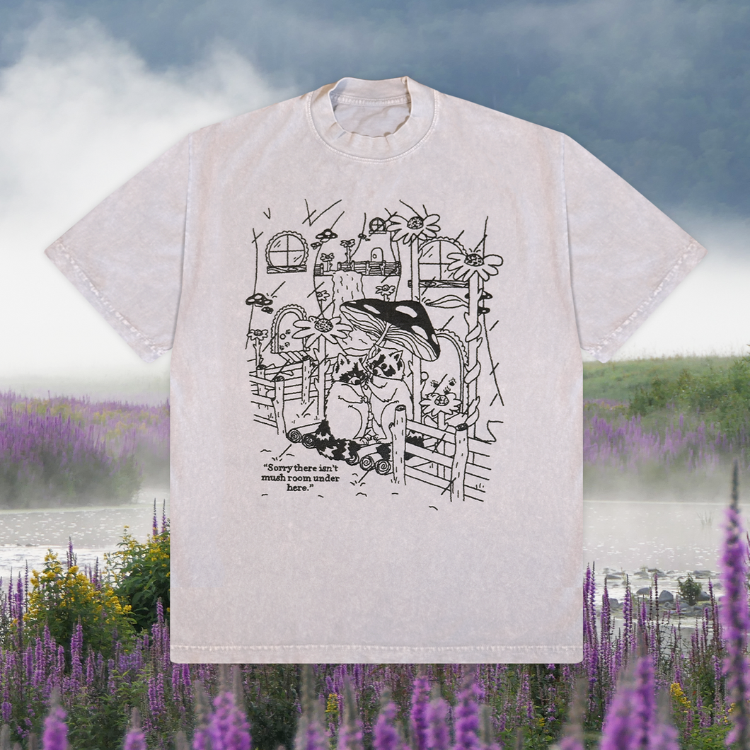 Mineral Wash Mushroom Tee