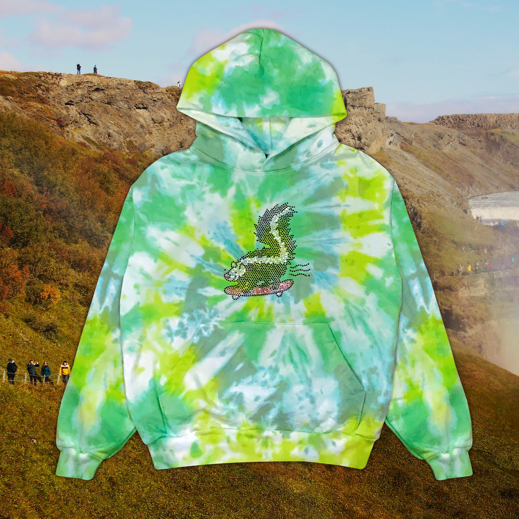 Rhinestone Skunkboarder Hoodie