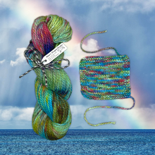 Load image into Gallery viewer, Hand Dyed Yarn (sea glass)