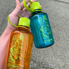 Load image into Gallery viewer, Springtime Water Bottle (cerulean)