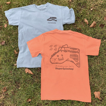 Load image into Gallery viewer, Raceway Tee (slate blue)