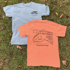 Raceway Tee (slate blue)