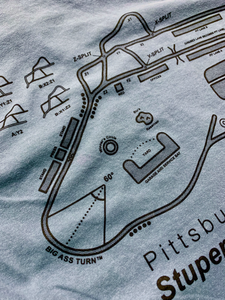 Raceway Tee (slate blue)