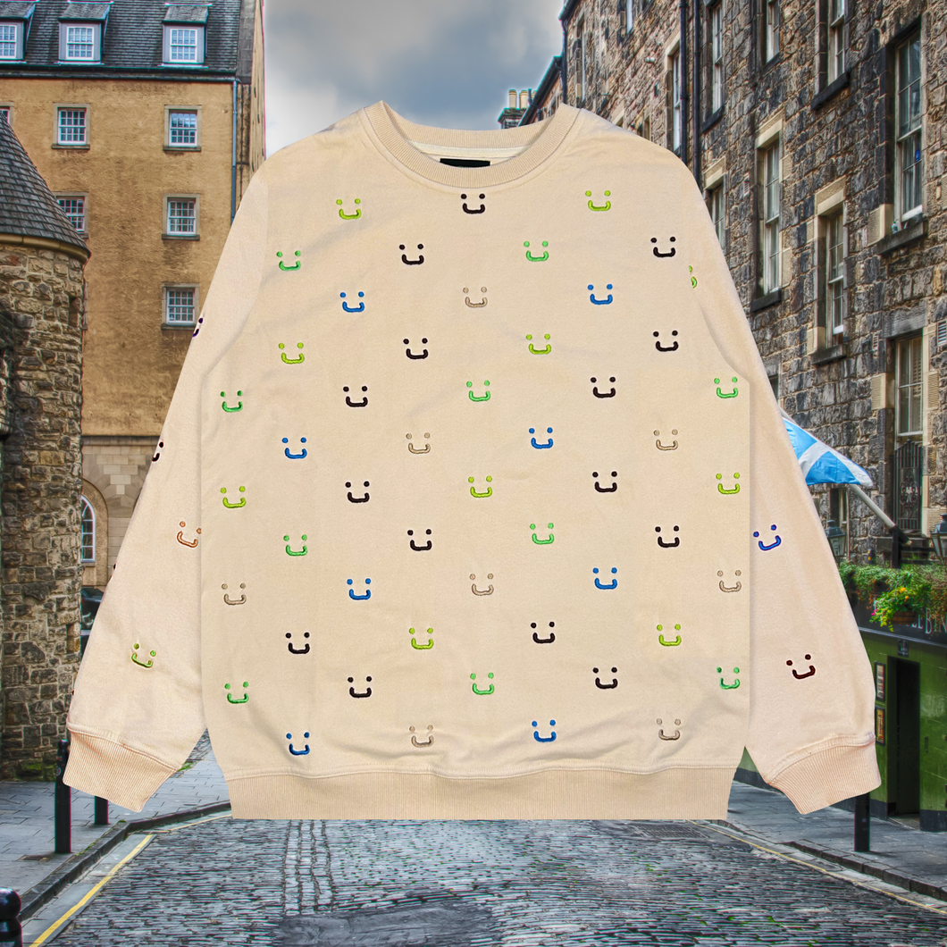 Stupid Hands Crewneck (Beige)