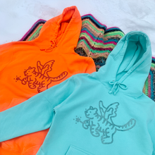 Load image into Gallery viewer, Glitter Fairy Tiger Hoodie (orange)