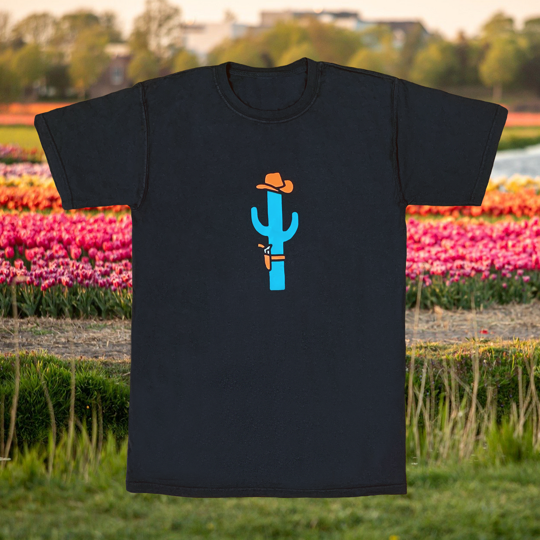 Cowboy Cactus Tee (black)
