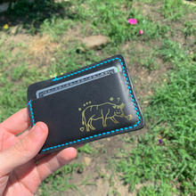 Load image into Gallery viewer, Leather Card Wallet (midnight)