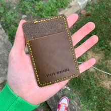 Load image into Gallery viewer, Leather Card Wallet (oak)